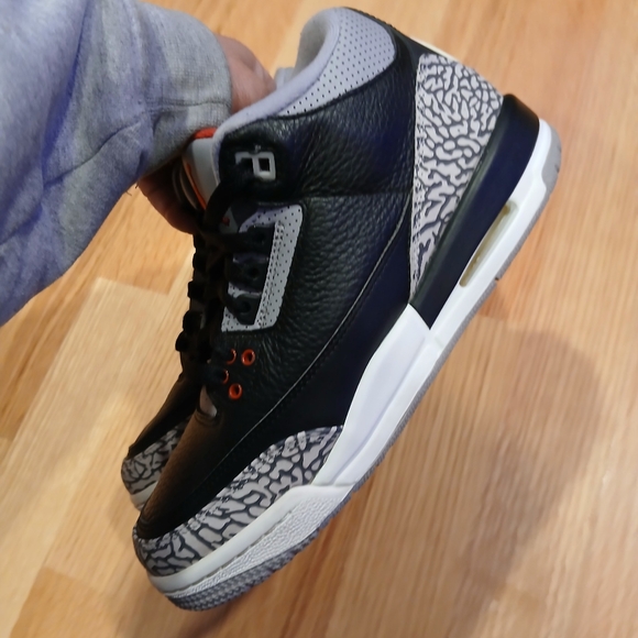 Jordan 3 Retro OG 'Black Cement' Streetwear/Lifestyle Shoes Size 7 Youth… - Picture 5 of 10